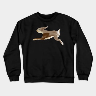 Running Bunny Rabbit Crewneck Sweatshirt